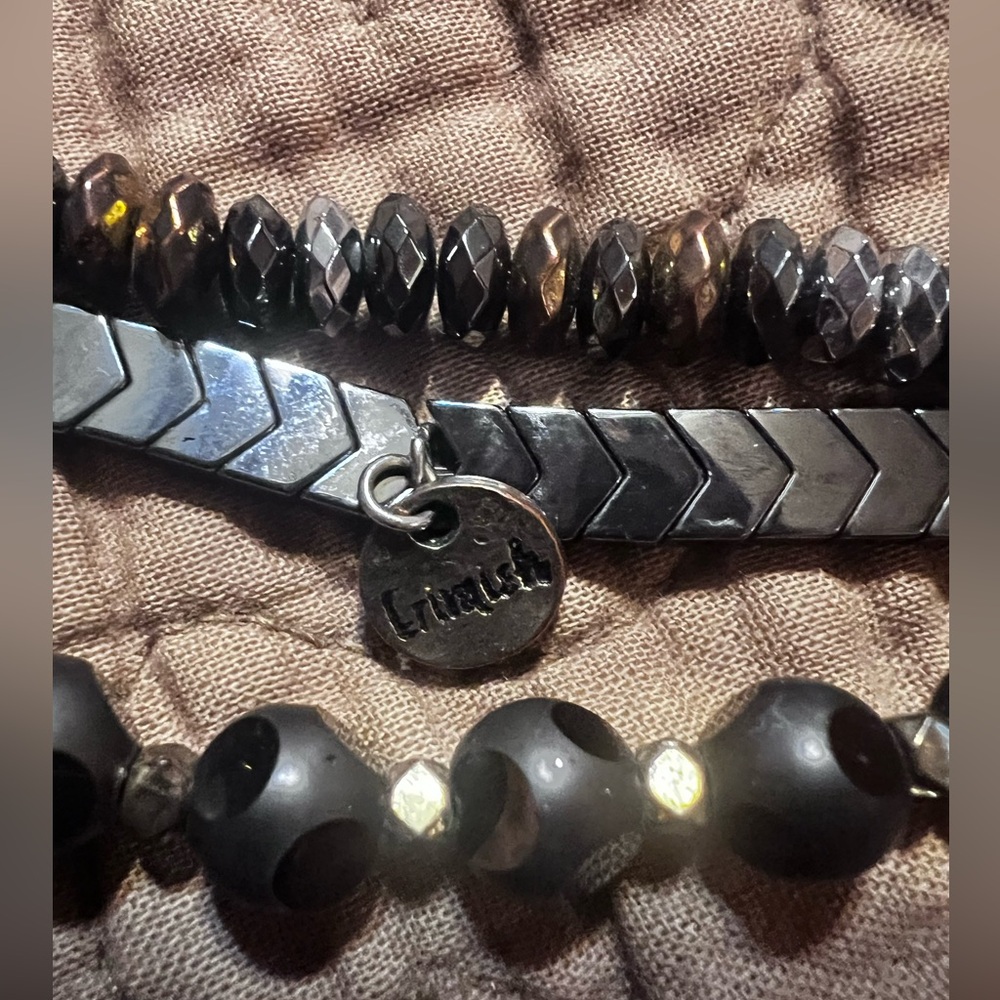 2 beaded Apple Watch bands
